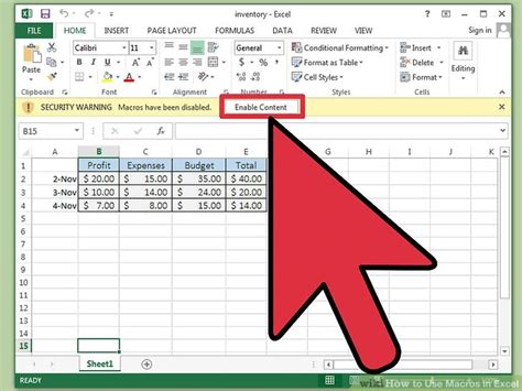 How to Use Macros in Excel: 15 Steps (with Pictures) - wikiHow