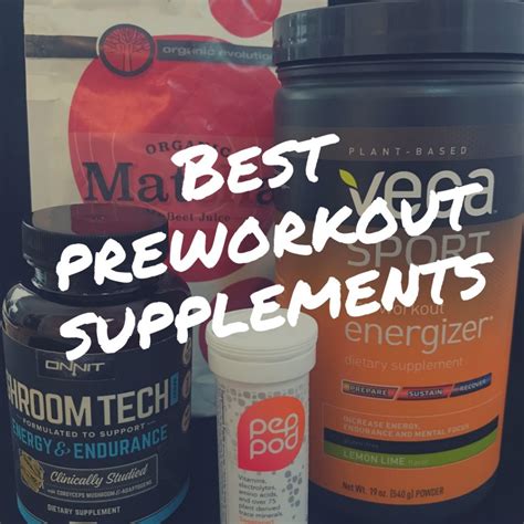 The Best Pre Workout Drinks and Supplements - Nutrition Awareness