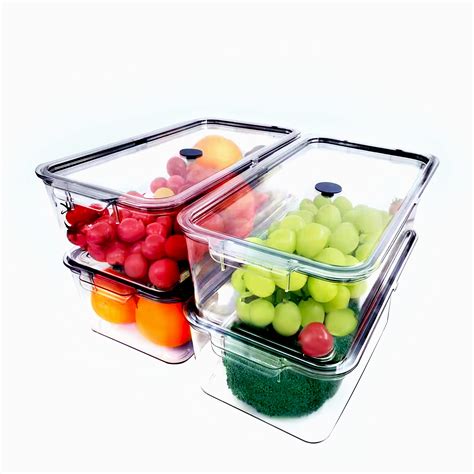 Buy Food Storage Containers with Lids,Airtight Food Vegetable Storage ...