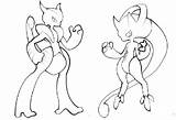 Shadow Mega Mewtwo X Coloring Page Pages sketch template