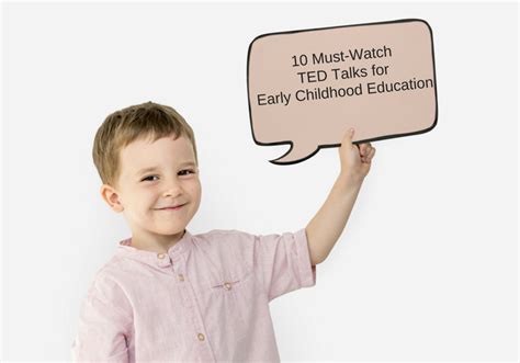 10 Must watch TED talks about Early Childhood Education - Early ...