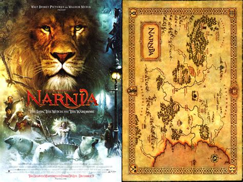 Narnia Original Movie Poster - Double Sided Map - buy original film and movie posters at ...