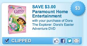 Dora the Explorer Easter Adventure DVD only $7.99 at Target or $8.96 at Walmart! - Freebies2Deals