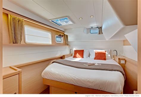 Catamaran Interior Spiridakos Sailing Cruises - Santorini Yachts