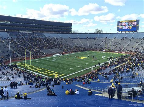 Michigan Football Stadium Seating Chart With Rows – Two Birds Home