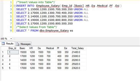 Computed Columns In SQL Server