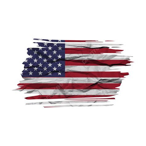 America Flag Transparent Watercolor Brush, America Flag, Brush Stroke, Flag PNG and Vector with ...