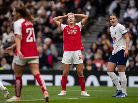 Arsenal suffers shock loss to Tottenham in WSL as Caitlin Foord bemoans ...