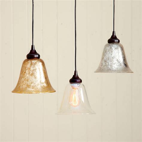 Glass Pendant Replacement Shade - Silver - Traditional - Lamp Shades - by Ballard Designs