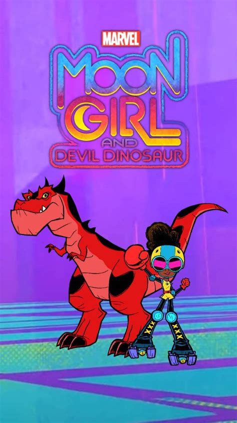 Moon Girl and Devil Dinosaur Wallpaper by Edgestudent21 on DeviantArt