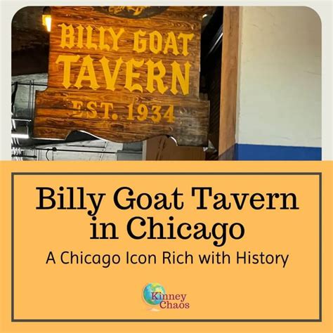 Billy Goat Tavern in Chicago - Kinney Chaos