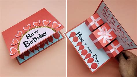 Birthday Card Ideas | Gift Box Card Ideas | Birthday Greeting Cards ...