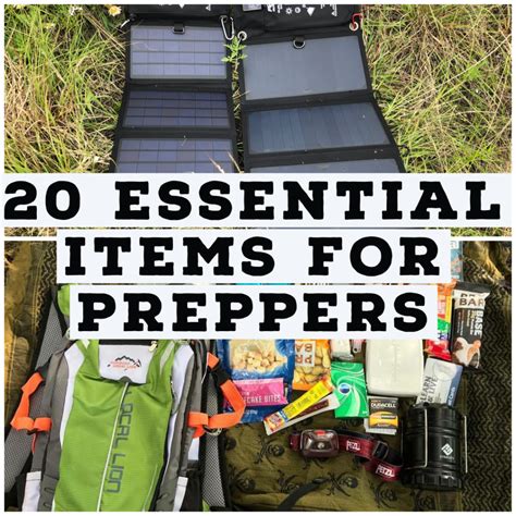 20 Essential Items for Preppers - Rogue Preparedness - how to get ...