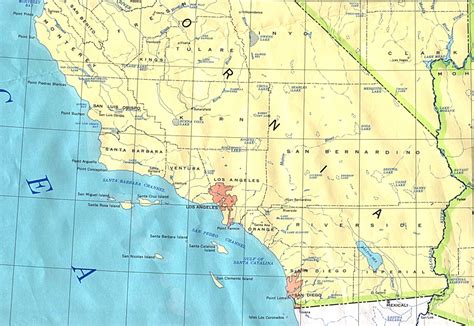 Printable Map Of Southern California - Printable Maps