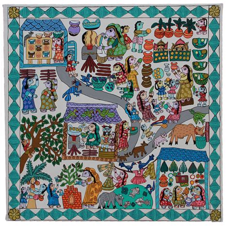 Traditional Mithila wallpaintings are world famous. During the season ...