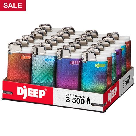 DJEEP Vibrant Collection BIC Lighters - CB Distributors