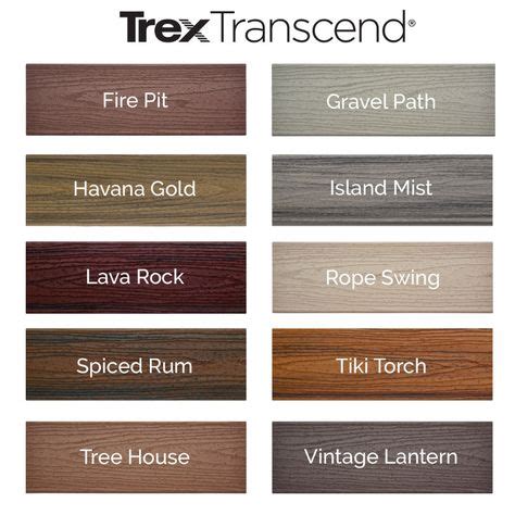 Trex Transcend Deck Boards in 2020 | Trex transcend, Trex transcend colors, Deck