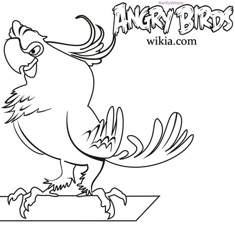 Angry Birds Rio Coloring Pages | Minister Coloring