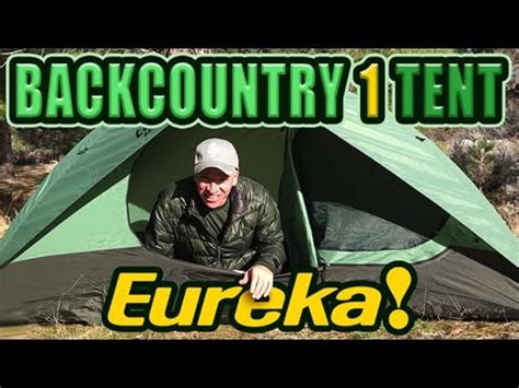 EUREAKA Backcountry 1 Tent REVIEW! Base Camp Chris - YouTube