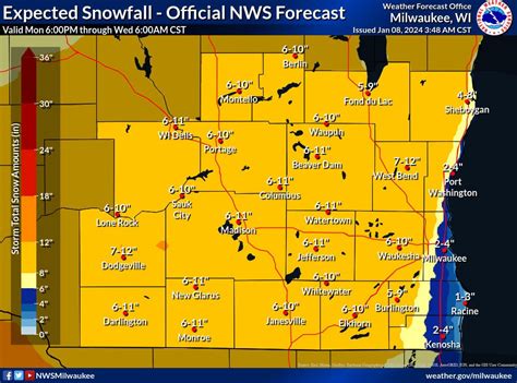 Winter Storm Warnings, Watches Issued For WI: How Much Snow And When ...