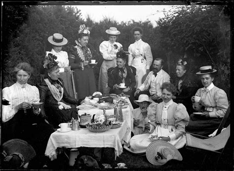 Tea party | A Victorian tea party in ipswich c 1900. From th… | Flickr