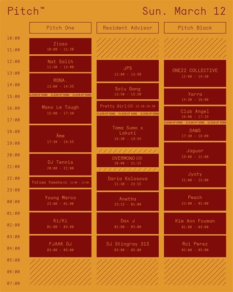 Pitch Music & Arts Festival Unveils 2023 Set Times & Map