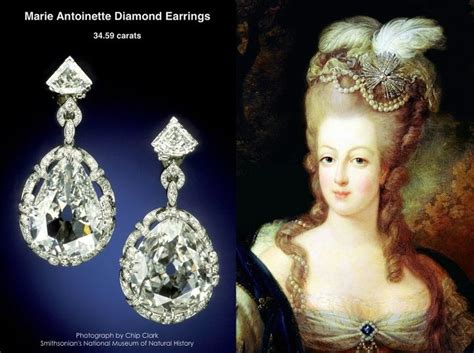 MARIE ANTOINETTE DIAMOND EARRINGS, 34.59+ carats. These historic ...