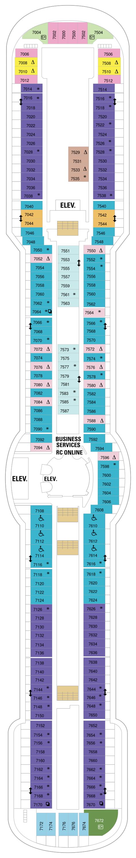 Serenade of the Seas Deck Plans | CruiseInd