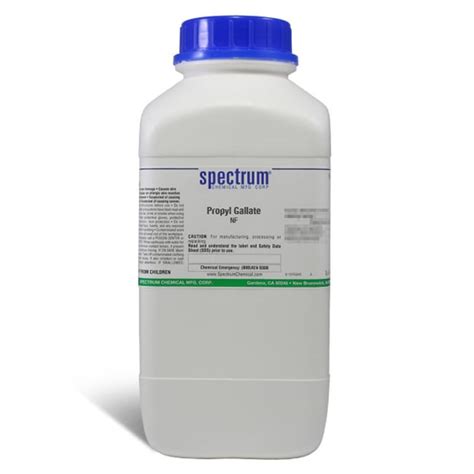 Propyl Gallate, NF, 98-102%, Spectrum Chemical, Quantity: 2.5 kg | Fisher Scientific