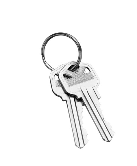 Transparent PNG Pair of New Silver House Keys. 16475453 PNG