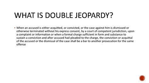 Double Jeopardy Definition