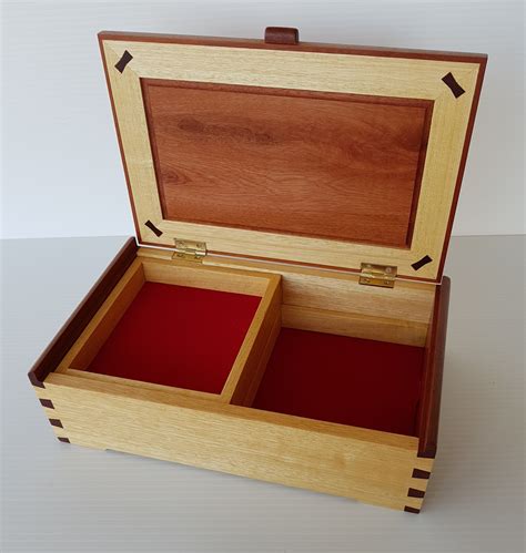 Trinket box no 1 is made individually from quality Australian timbers.