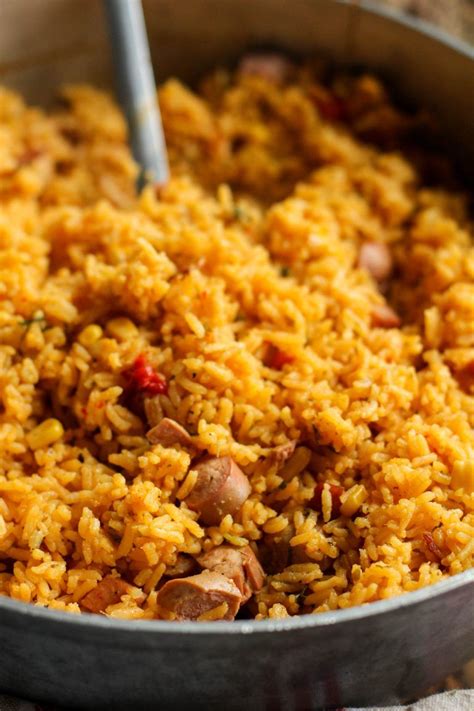 Bacon and Vienna Sausage Rice (arroz con salchichas) | Recipe | Sausage rice, Vienna sausage, Arroz