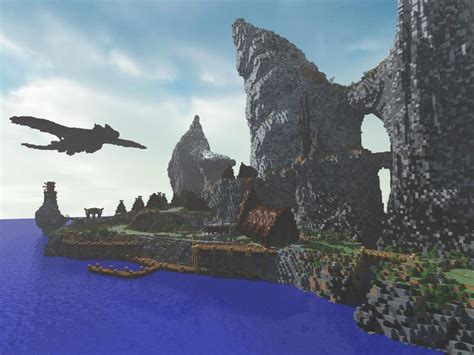 How to train your dragon ( Isle of berk ) Minecraft Map