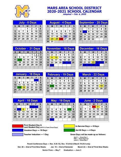 Masd Calendar