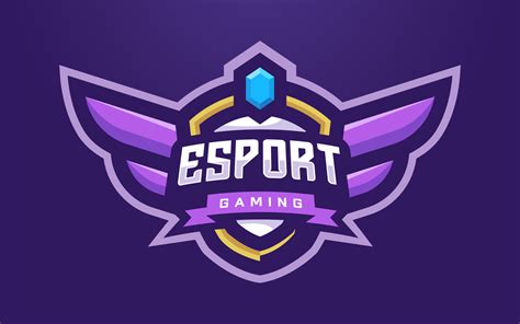 Esports Logo Template for Gaming Team or Tournament 7681092 Vector Art ...