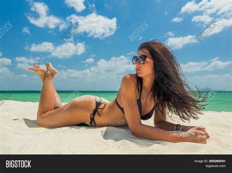 Woman Bikini Laying Image & Photo (Free Trial) | Bigstock