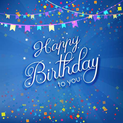 Modern decorative colorful birthday poster background 237547 Vector Art ...