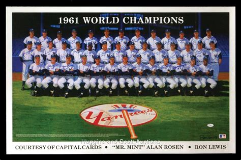 New York Yankees World Series Champions 1961 | Yankees world series, New york yankees, Yankees team