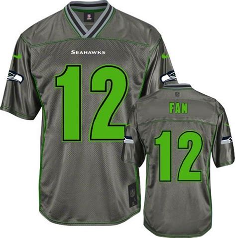 NFL 12th Fan Seattle Seahawks Limited Vapor Nike Jersey - Grey