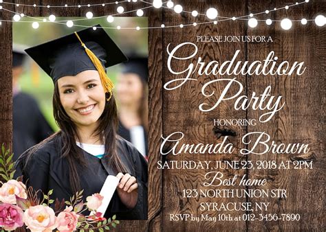 Graduation Party invitation Class of 2020 party High School | Etsy