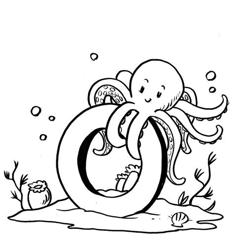 Free Printable Octopus Coloring Pages For Kids - Animal Place