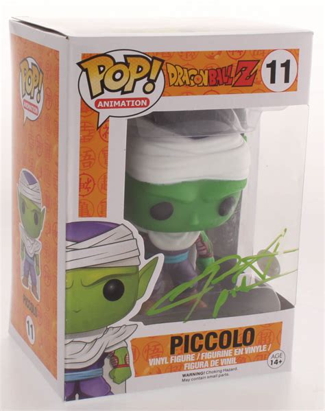 Christopher Sabat Signed "Dragon Ball Z" Piccolo #11 Funko Pop! Vinyl ...