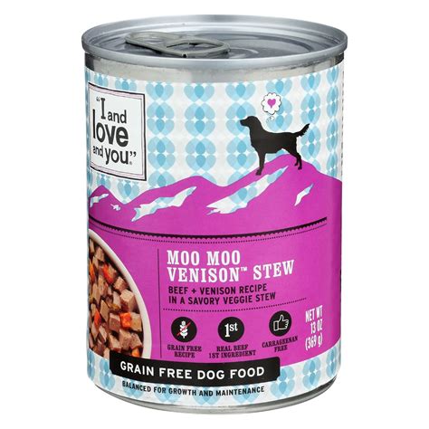 Amazon.com: I Love You Dog Food Can Venison, 13 oz : Pet Supplies