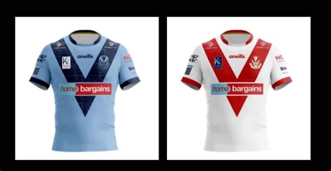 St Helens 2023 home and away kits launched : r/superleague