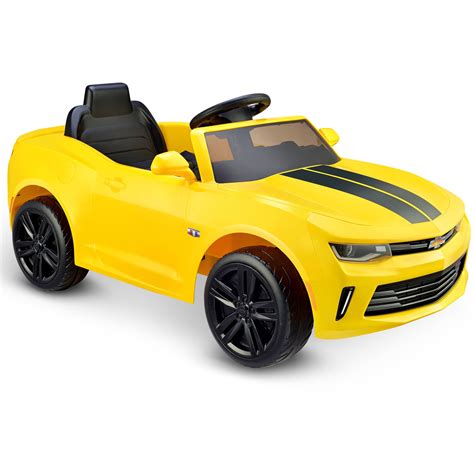 Kid Motorz Racing Camaro RS One Seater in Yellow 6V - Walmart.com