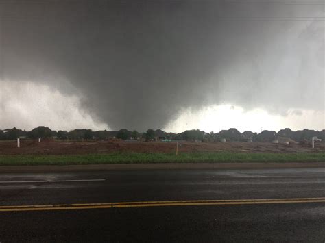 Viewers of KFOR-TV sent in hundreds of photos of the tornado that moved ...