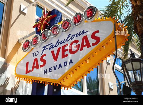 Las Vegas Neon sign in Las Vegas, Nevada, USA Stock Photo - Alamy