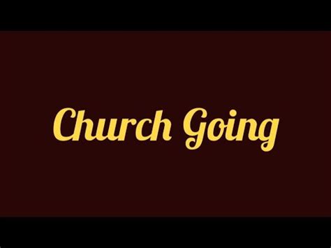 Church Going poem Summary in English Part 1 - YouTube