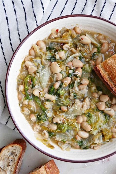 White Beans and Escarole Recipe - It's a Veg World After All®